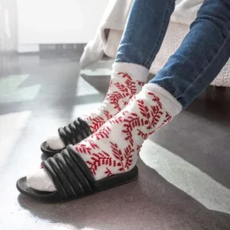 Sensitive skin? Alpaca Wool Socks! 9 Aloe Vera Socks-Snowy Christmas