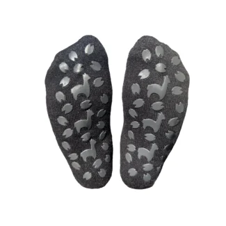 Alpaca Wool Socks-Ankle Socks Black 1