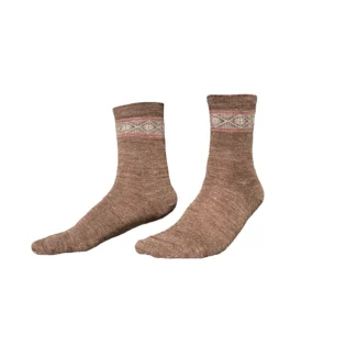Sensitive skin? Alpaca Wool Socks! 9 Alpaca Wool Socks-Nordic Brown 2