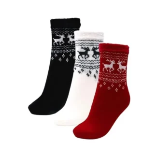 Aloe Vera Socks-Reindeer 1
