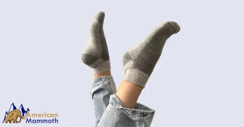 Alpaca Wool Grey Ankle socks